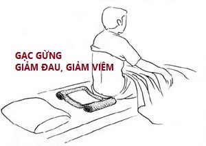 Gạc gừng: kích thích tuần hoàn, giảm sưng, giải tỏa co cứng cơ